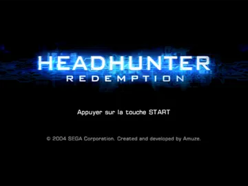 Headhunter - Redemption screen shot title